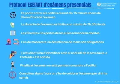 Protocol exàmens parcials ESEIAAT