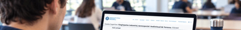 Banner de la secció de Tràmits Administratius de l'ESEIAAT