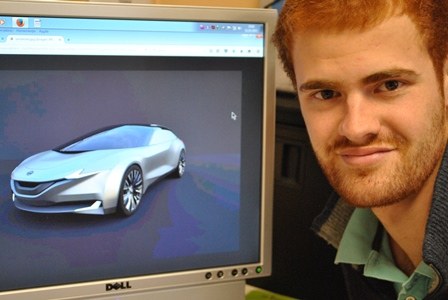 L'estudiant Jan Freixa guanya el concurs de disseny d'automòbils de Nissan, la revista "Autopista" i la UPV