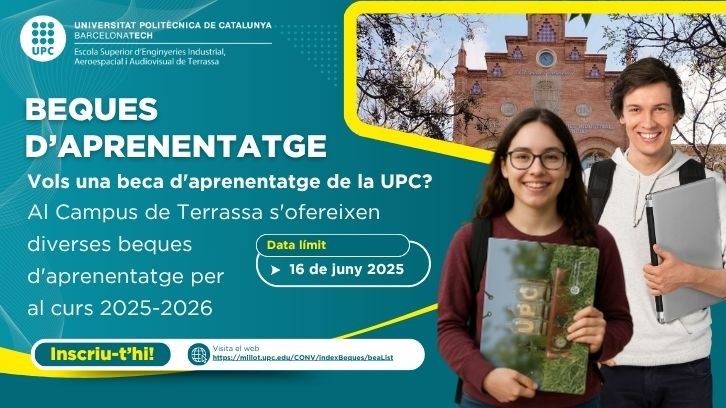 Beques d'aprenentatge al Campus UPC Terrassa