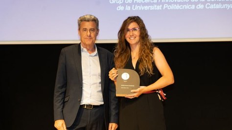 Blanca Tejedor, professora i investigadora del  GRIC-UPC, guardonada amb el "Premi Creativitat"