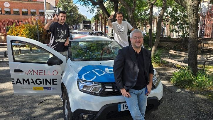 El CD6 de la UPC presenta a Terrassa un cotxe equipat amb IA i sensors òptics que obtindrà milers de dades per a la conducció autònoma