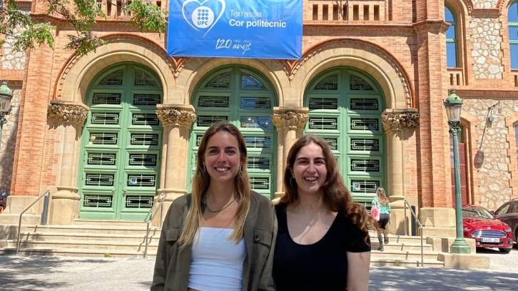 Les estudiants Laura Escursell i Paula Nagl de l’ESEIAAT guanyen l’’UPC Thinking Festival’ amb dues idees per al Sónar i el Primavera Sound