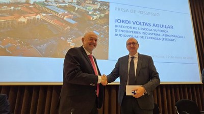 El rector de la UPC investeix Jordi Voltas com a nou director de l’ESEIAAT de la UPC