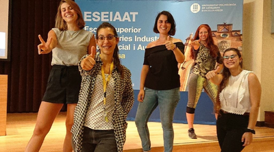 Un equip de dones de la UPC-ESEIAAT dissenya una plantilla per a calçat esportiu que es fabricarà amb residus tèxtils