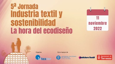 Unes 400 empreses i professionals, a la 5a Jornada online ‘Indústria tèxtil i sostenibilitat’ de l’INTEXTER de la UPC