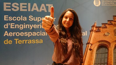 Una estudiante de la UPC ESEIAAT participa en un proyecto internacional para generar gravedad artificial en las naves espaciales